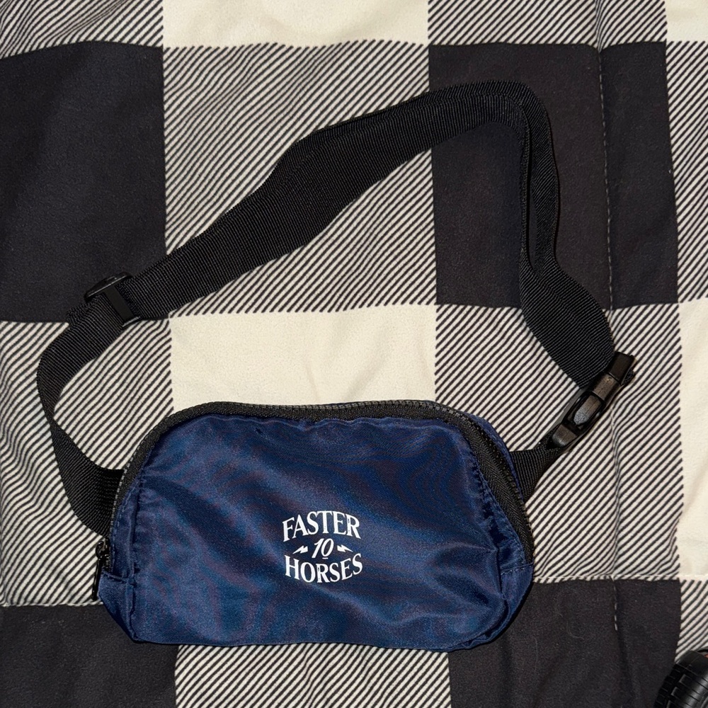Navy Blue Bag With Adjustable Strap